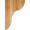 Ekena Millwork Carmel Rough Sawn Corbel, Western Red Cedar, 6"W x 8"D x 12"H COR06X08X12CAR00RWR - alternate 3